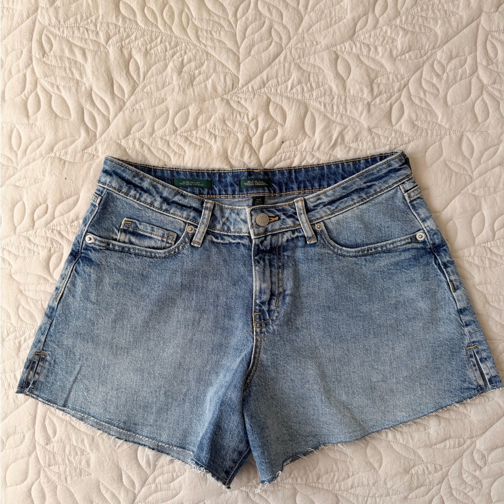 wild fable Light Blue Denim Cutoff Shorts